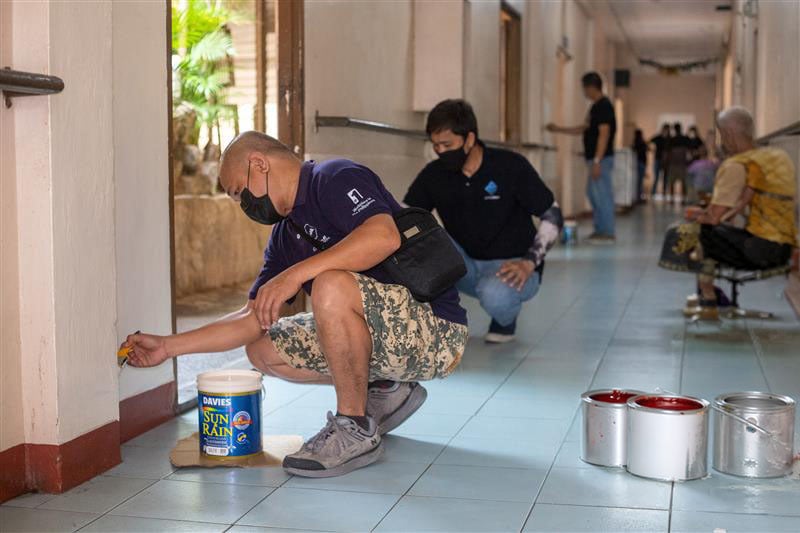 Bahay PagIbig Gift Giving Activity and repair works