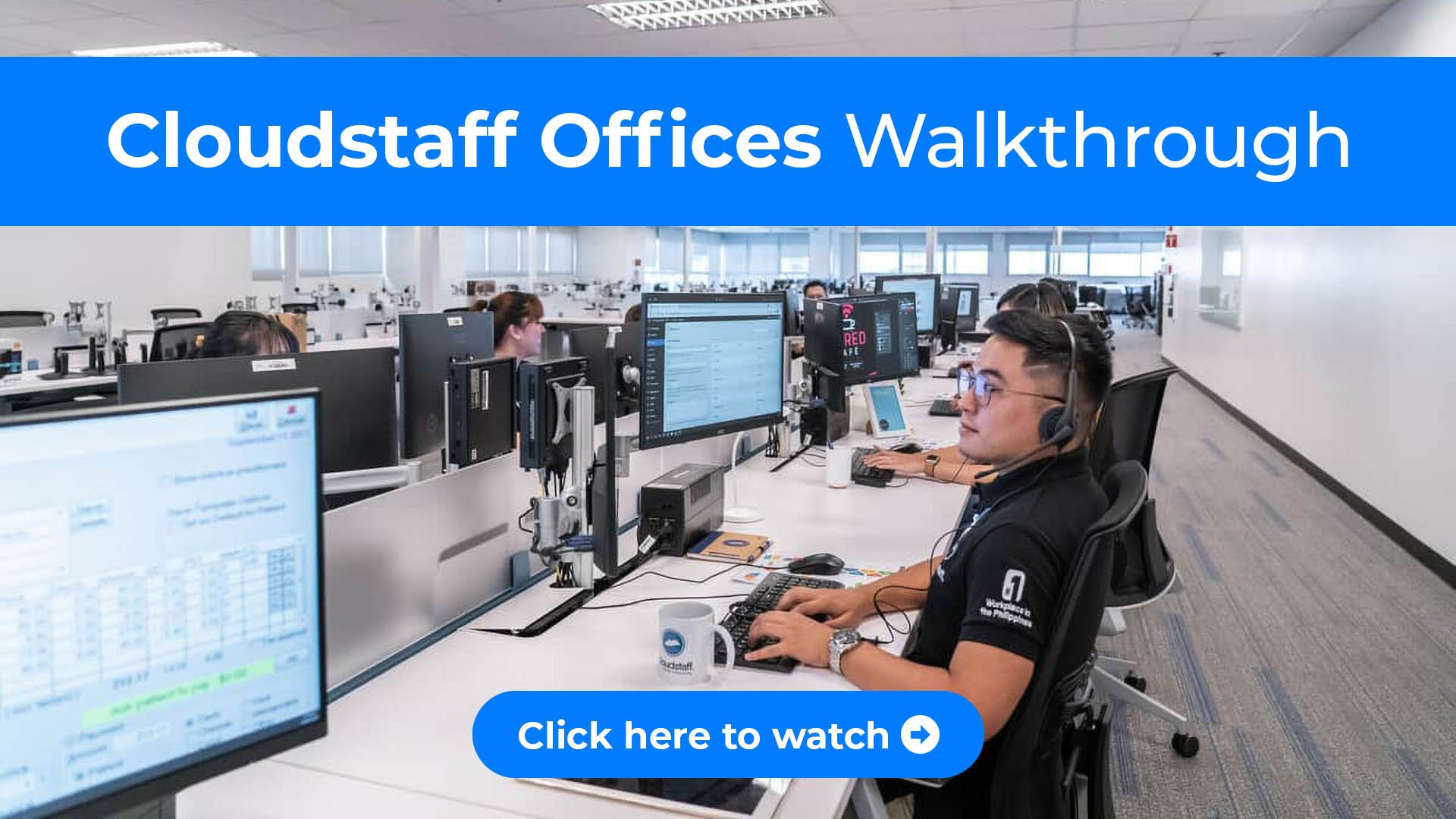 Cloudstaff Office Walktrough video thumbnail English