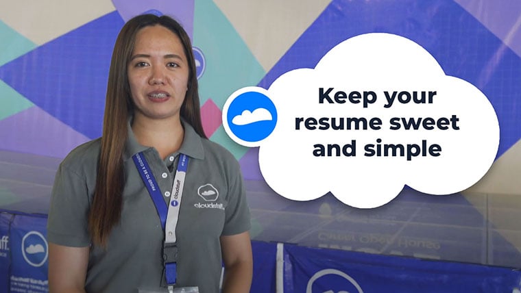 Keep your resume sweet and simple-1