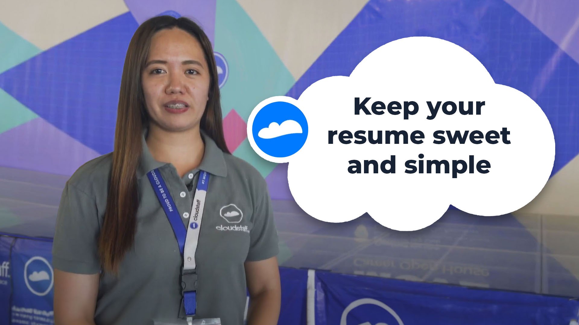 Keep your resume sweet and simple