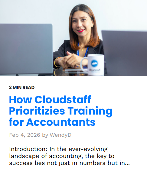 How Cloudstaff Prioritizes Training for Accountants How Cloudstaff Prioritizes Training for Accountants
